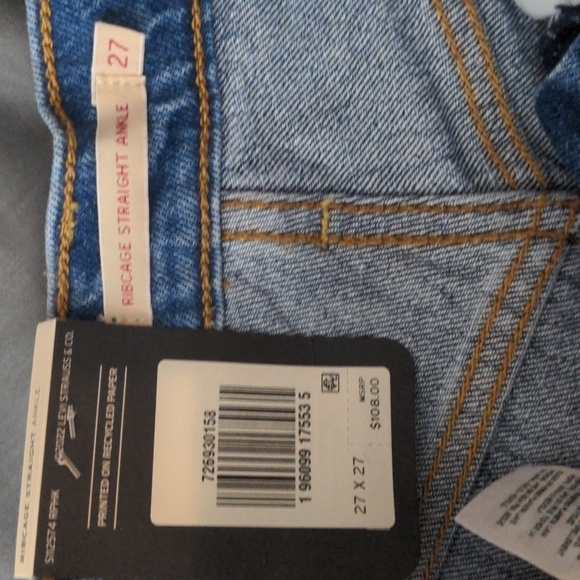 Levi's® Premium Ribcage Straight Ankle jeans - Picture 7 of 12